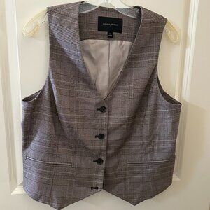 Banana Republic Plaid Tailored Vest – Size 12